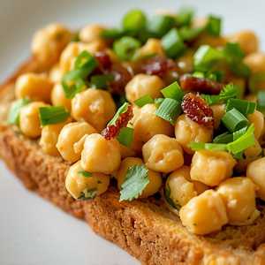 Curry Chickpea Toast