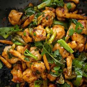 Chicken + Rapini Stir-Fry