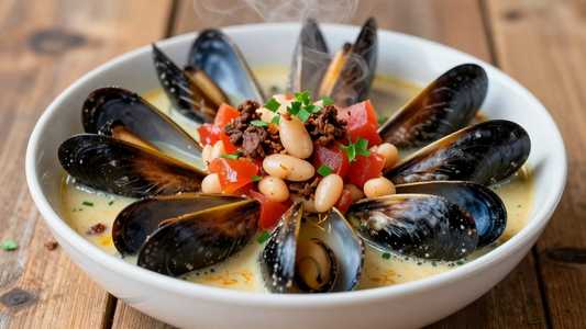 Steamed Mussels