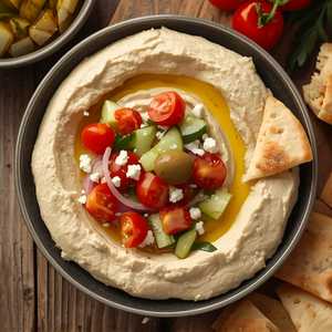 Homemade Mediterranean Hummus