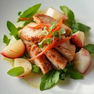 the pork & lychee salad