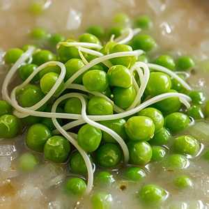 Pea Sprouts In Congee