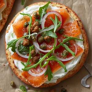 Smoked Salmon Flatbread