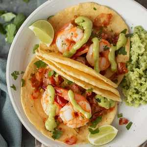 Tacos "De Camarones"
