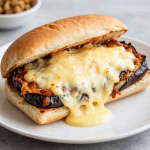 Eggplant Parmesan Sandwich