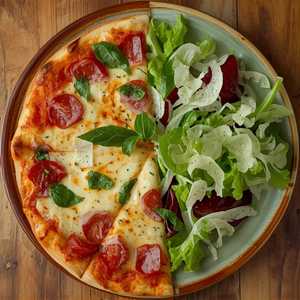 Half Pie + Half Salad