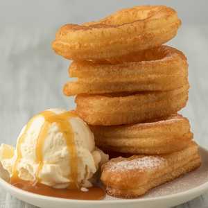 Churros W/ Ice Cream