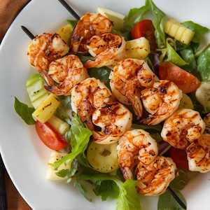 Ensalada Con Camarones