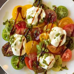 Heirloom Tomato and Burrata Salad