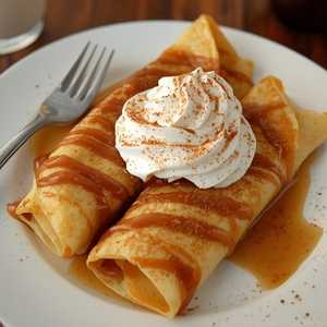 Spiced Apple Crepes