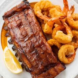 HALF RACK & SHRIMP