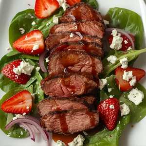 Steak & Spinach Salad