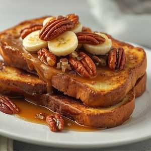 Banana Pecan French Toast