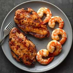 Grilled Chicken & Shrimp