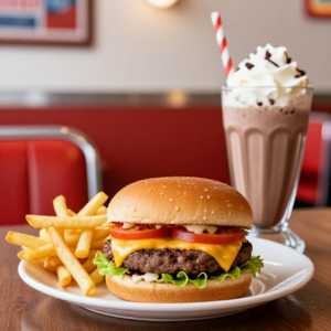 Burger, Fries, & Shake Special