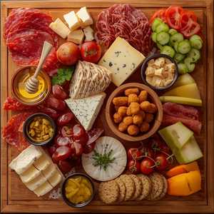 CHARCUTERIE & CHEESE BOARD