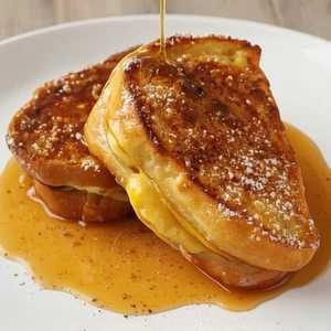 Half Brioche Stuffed French Toast