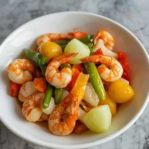 Mixed Seafood With Melon 蜜瓜炒三鲜