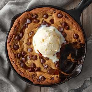 Half-Baked Chocolate Chip Cookie