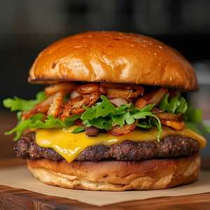 Wood Grilled Cheeseburger