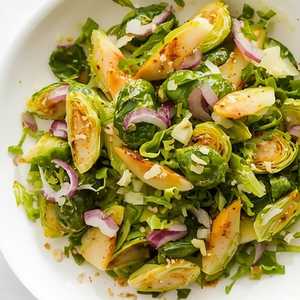 Brussels and Asian Pear Salad
