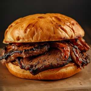 Rib or Brisket Sandwich