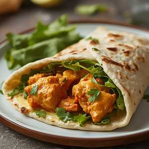 Chicken Malai Wrap