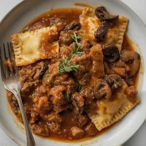 Brisket Ravioli Appetizer