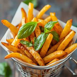 Thai Basil Garlic Fries