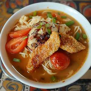 BÚN RIÊU / Ground Shrimp and Eggs Vermicelli Noodle Soup