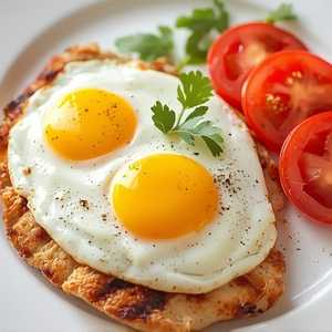 Grilled Chicken Breast & Eggs