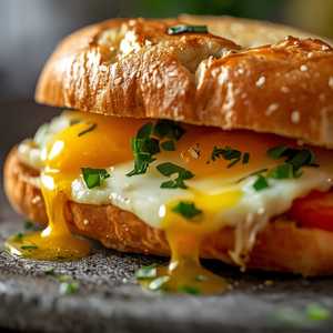 Laffa Egg And Cheese