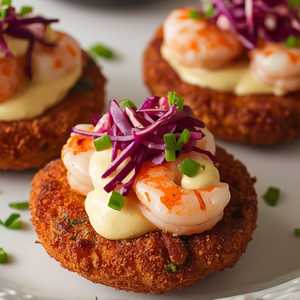 Fried Green Tomatoes & Shrimp Remoulade