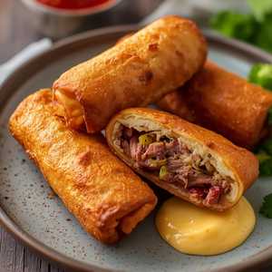 Steak & Cheese Egg Rolls