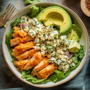 Buffalo Chicken Ranch Salad, GF