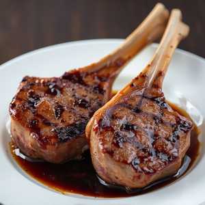 Porcini-Rubbed Lollipop Lamb Chops (2)
