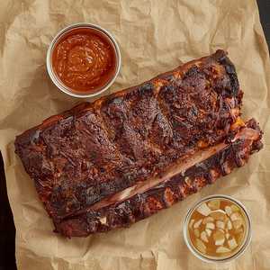 Dry Rubbed St. Louis Pork Ribs - Half Slab Tray