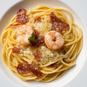 Rock Shrimp Carbonara