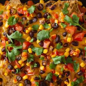 Santa Fe Veggie Nachos