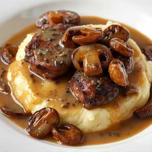 Steak Tip Au Poivre