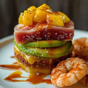 Tuna Sushi Stack