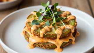Fried Green Tomatoes & Pimento Cheese
