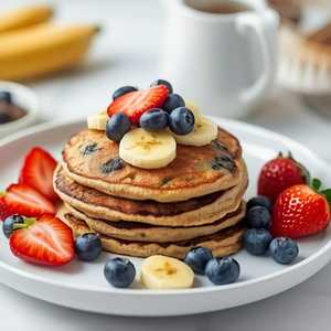 Vegan Banana Bliss Pancakes