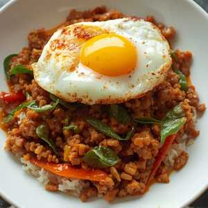 Pad Krapow W/Crabmeat
