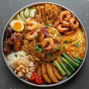 Pancit Mahal (Serves 2-3) (VG* V*)