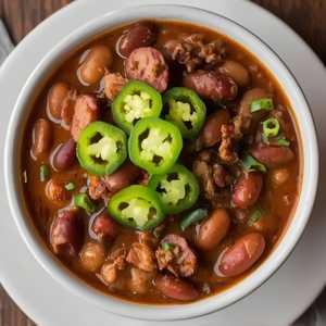 Spicy 3 Meat Charro Beans