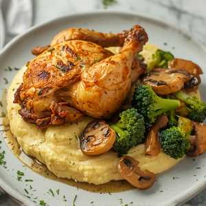 Half Roasted Bird