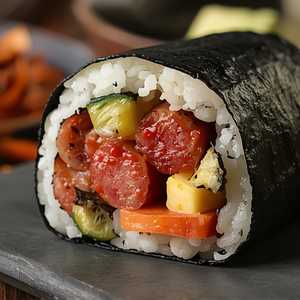 Portuguese Sausage Musubi