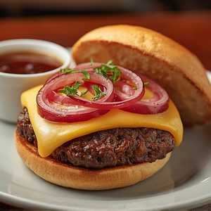 French Onion Soup Burger*