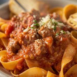 Italian Sausage Pappardelle